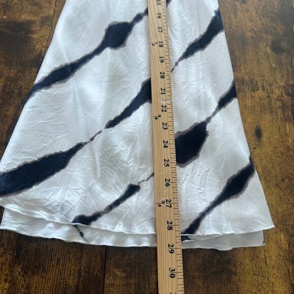 ATM Anthony Thomas Melillo skirt Tie-dye Silk Charmuese Stripe Slip - Picture 7 of 9